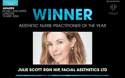 Julie Scott wins Aesthetic Medicine Nurse Practitioner 2024!